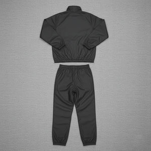 Conjuntos Deportivos de Moda Unisex en Poliéster/Nailon, Estampados o Lisos, de Dos Piezas con Cierre, Chándales de Primera Calidad con Logotipo Personalizado - Product Image 5