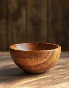 Cuenco de madera artesanal estilo árabe, diseño minimalista, sin recubrimiento, para servir comida, regalo, cuencos de cocina - Product Image 1