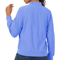 Blouson bomber coupe-vent chaud pour l'hiver, respirant, manches longues, coupe décontractée, pour femme, prix raisonnable, OEM