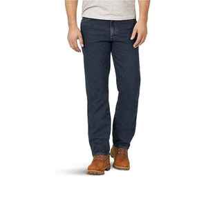 Hot Sale Manufacturer's Stonewashed Denim Baggy Pant <b>Jeans</b> Wide Leg Straight Leg Trousers With Solid Pattern Loose Fit - Product Image 3