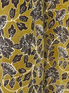 Cortina de Algodón con Estampado Floral de Olivas Estilo Vintage, Decoración Boho, Tamaño Personalizado, Decoración Boho para el Hogar, Estilo Lujoso, Terciopelo de Algodón - Product Image 1