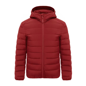 Chaqueta de Invierno para Hombre, con Capucha, Negra, de Alta Calidad, Resistente al Viento, Transpirable, Ecológica, con Cierre de Cremallera, para Clima Frío - Product Image 3