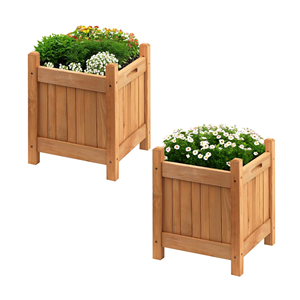 Wholesale Acacia Wood Raised Garden Bed, Decorative Wooden <b>Planter</b> Box For Outdoor <b>Vegetables</b> Flowers Vietnam - Product Image 4