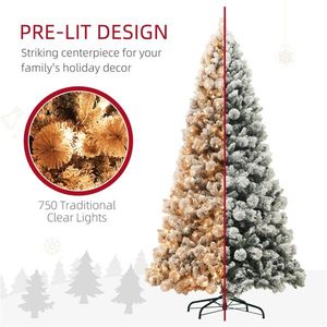 Albero di Natale di Lusso in Pino da 2,7m, Personalizzabile 210cm-300cm, Materiale PET PVC PE, Base in Metallo, Bacche Premium Personalizzate - Product Image 2