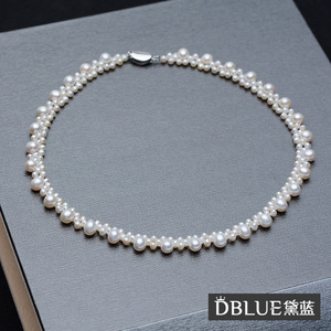 สร้อยคอมุกทรงกลมสีขาวผสมหลากสี สไตล์ทันสมัย ปี 2018 รุ่น Tilian 2018  ประเภทสินค้า สร้อยคอมุก - Product Image 3