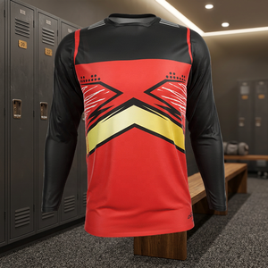 MTB DH BMX MX Enduro Cycling Downhill Motocross Jerseys Customized Logo Printed Polyester/Cotton Full <b>Sleeve</b> - Product Image 1
