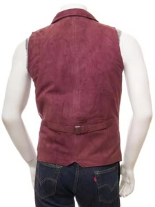 Chaleco Reversible de Lona y Cuero Vacuno Genuino para Hombre, Ropa de Invierno Personalizada - Product Image 2