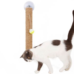 Stick N Claw Tiragraffi per Gatti con Corda di Sisal e Giocattolo a Ventosa, Design a Forma di Albero per il Divertimento Felino - Product Image 4