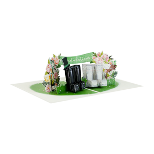 Carte de vœux 3D pop-up sur le thème du cowboy rustique, faite à la main, pour mariage, invitation, carte cadeau, vente en gros - Product Image 4