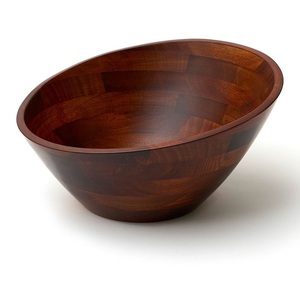 Recién Llegado: Tazón para Ensalada de Madera de Acacia, Ecológico, Hecho a Mano, para Cocina y Comedor, Madera Natural - Product Image 1