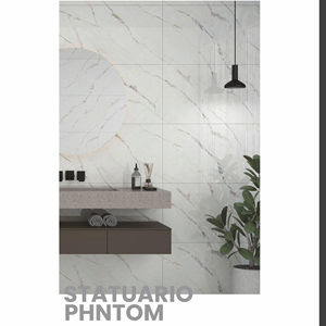 Dalle de carrelage en porcelaine sans fin Super Premium 600x1200, surface haute brillance, finition moderne de luxe pour murs et sols architecturaux - Product Image 1