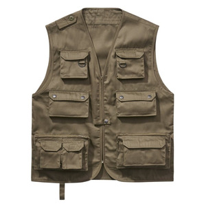 Chaleco de Caza para Hombre, Invierno, Material de Alta Calidad, Algodón, Nuevo Chaleco para Caza al Aire Libre, Cierre de Cremallera, Bolsillos Delanteros - Product Image 6