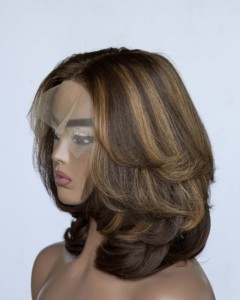 Vente en gros 30 pouces vierges vietnamiennes Remy perruque de cheveux humains pour les femmes, dentelle HD, noir naturel, doux au toucher - Product Image 2