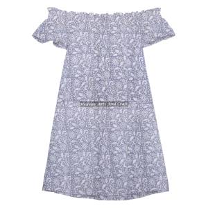 Vestido de Novia de Verano 2026, Nuevo Diseño, Alta Costura, para Mujer, con Hombros Descubiertos, Sexy, de Algodón, con Estampado a Mano, Superventas - Product Image 2