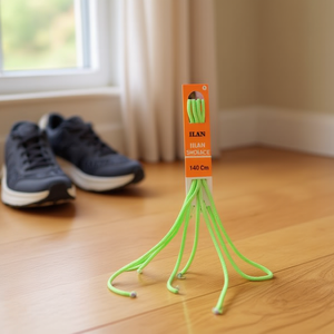 Laccio per Scarpe Ilan 140 Cm Verde Chiaro per Sneakers - Product Image 2