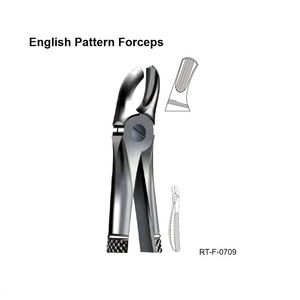 Forceps d'extraction ergonomiques de type anglais en acier inoxydable par Roboz Tech Pakistan - Product Image 5