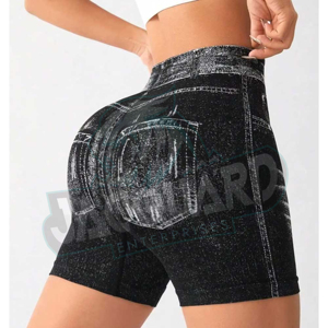 Shorts en jean élégants pour femmes, 100% coton, taille haute, shorts en jean décontractés pour femmes, shorts en jean tendance pour l'été, tenue streetwear tendance - Product Image 2