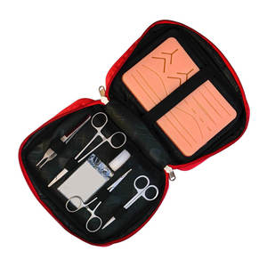 Premium Manual Power Surgical Training Set Medical Students Stainless Steel Silicone <b>Pad</b> Carry Case <b>Practice</b> By Grip Surgical - Product Image 1