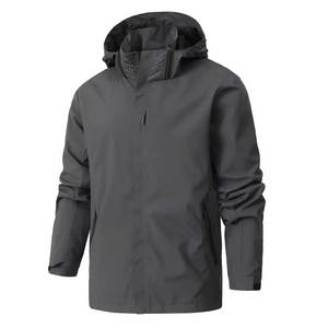 Chaquetas de Nailon Impermeables Reversibles Ligeras de Calidad de Lujo, Personalizadas, Tallas Grandes, con Cierre de Cremallera, Chaquetas Unisex Resistentes al Viento, Servicio OEM - Product Image 1
