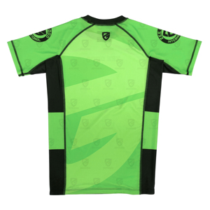 ปรับแต่งโลโก้ของคุณเองบนเสื้อแรชการ์ดแขนสั้นระบายอากาศได้ดี แห้งเร็ว UPF50+ สำหรับ MMA BJJ ผู้ชาย - Product Image 2