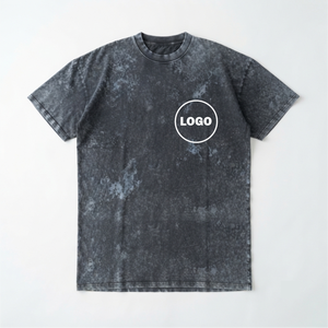T-shirt Homme Oversize en Coton 100% Personnalisable avec Logo, Coupe Boxy, Lavage Acide, Qualité Supérieure, Vente en Gros - Product Image 1
