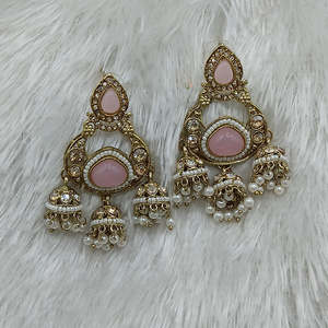 Boucles d'oreilles pendantes Jewelemarket Heritage avec pierre Pota et perle, modèle 10575610BLP - Product Image 4