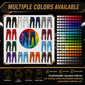 Pantalones Deportivos Unisex Personalizados de Poliéster 280g, Impresión Sublimada, Transpirables, Corte Ajustado, para Todas las Temporadas, Adultos, OEM, Antibacterianos, con Cierre de Cremallera - Product Image 6