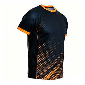 T-shirt de sport personnalisé pour homme, coupe ajustée, tie-dye, style streetwear, manches courtes, polyester, séchage rapide, haute qualité, respirant, léger - Product Image 3