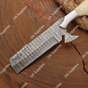 Couteau de boucher en acier Damas ultra-affûté de 8 pouces, multi-usage, fait main, pour la chasse, le camping, le travail du bois, OEM - Vente chaude - Product Image 3