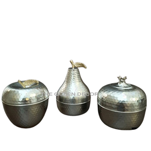 Set of 3 Stylish Round Free Decorative <b>Red</b> Bowls Shinny Polished With a <b>Red</b> Finish Functional for Parties - Product Image 6