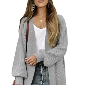 BANGLADESH NEW ARRIVAL CUSTOM LOGO DIRECT FACTORY <b>WOMENS</b> <b>OVERSIZED</b> CHUNKY <b>CARDIGAN</b> SWEATERS OPEN FRONT LONG <b>CARDIGANS</b> KNIT COATS - Product Image 1