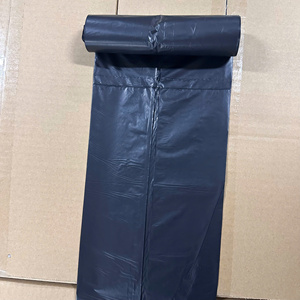 ถุงพลาสติก HDPE LLDPE สีดำ ทนทาน แบบตัดจากม้วนฟิล์ม ขนาดสั่งทำได้ พร้อมพิมพ์ซิลค์สกรีน สำหรับการขนส่งและการจัดเก็บ - Product Image 3