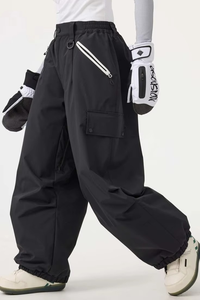 Men's <b>Light</b> Gray Harem Pants Elastic Waist Drawstring Multiple Pockets Casual Summer Breathable Lightweight Polyester <b>Trousers</b> - Product Image 6