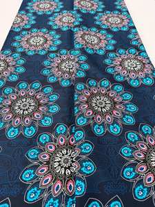 Tela de Algodón Ankara con Estampado Africano Personalizado, Nueva, para Confección de Ropa, Bolsos, Manualidades, Textiles de Moda, Senegal OEM - Product Image 6