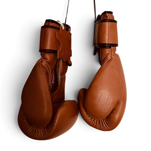 Guantes de Boxeo Geoffrey G7 Signature BG Tan, Modelo Clásico Retro Vintage, 100% Cuero Vacuno, Transpirables, Ecológicos, Equipo de Protección - Product Image 4