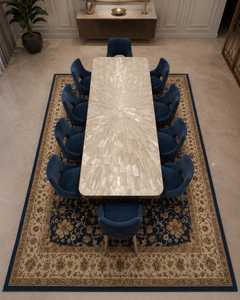 Natural Hardwood <b>Epoxy</b> Resin River <b>Table</b> Handmade Live Edge Wooden Dining <b>Table</b> Custom Furniture for Luxury Home Restaurant - Product Image 3