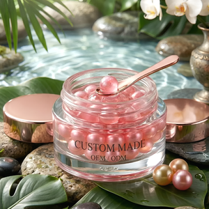 Crème en Capsules de Collagène et Ginseng à Marque Blanche Personnalisée, Soin Coréen OEM ODM Hydratant Éclaircissant Anti-Âge au Rétinol et PDRN – Tous Usages - Product Image 3