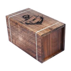 Urna de Madera Hecha a Mano con Tapa Deslizante para Cenizas Humanas y de Mascotas, Regalo Conmemorativo Personalizable - Product Image 3