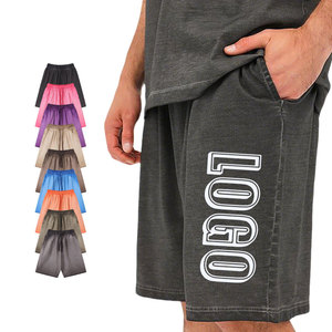 Shorts personnalisés 100 % coton avec cordon de serrage, respirants, style urbain, fabrication OEM/ODM, tissu doux de qualité supérieure, marque privée - Product Image 1