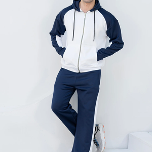 Conjunto Deportivo Premium para Hombre con Sudadera con Cremallera y Pantalones Jogger, Ropa Deportiva Casual de 2 Piezas para Entrenamiento Diario - Product Image 1