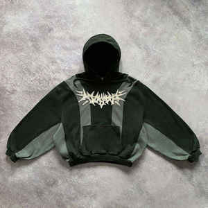 Sudadera con Capucha Extra Grande de Doble Capa de Forro Polar de Poliéster/Algodón, Ligera, Transpirable, Antiarrugas y Ecológica de Alta Calidad para Hombre - Product Image 1