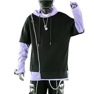 Thick Cotton Double Hood Hoodie Oversized Fit Streetwear Fashion Hoodie Winter Collection Custom Logo Hoodie Bulk - Product Image 1