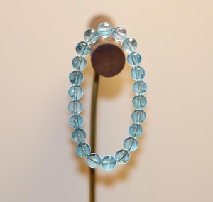 Natural Blue Topaz Crystal Beaded <b>Bracelet</b> Wholesale Gemstone Jewelry <b>Healing</b> Stone Chakra Energy <b>Bracelet</b> for Women - Product Image 2