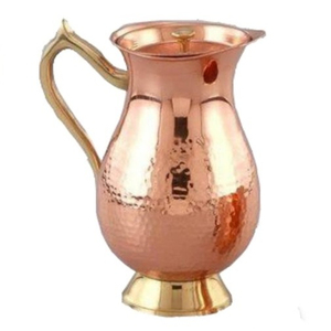 Vintage Brass Pitcher With Engraved Pattern Durable Metal <b>Drink</b> <b>Jug</b> For Wedding Occasion Pure Copper <b>Jug</b> Pitcher On Sale - Product Image 6