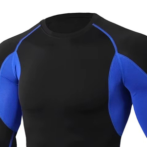 Camisetas de Compresión para Hombre, Ropa Deportiva al por Mayor para Unisex, Elección del Cliente, OEM, Camisetas de Compresión Modernas de Spandex y Poliéster para Adultos - Product Image 3