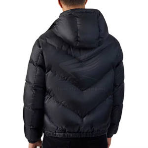 Chaqueta de Invierno Acolchada 100% Algodón, con Logotipo y Color Personalizados, de Alta Calidad para Hombre, Nuevo Diseño Personalizable - Product Image 2