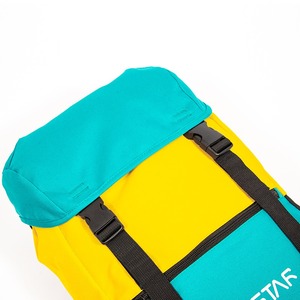 Yellow and blue color matching <b>backpack</b> <b>large</b> capacity sports <b>backpack</b> fashion <b>backpack</b> multifunctional <b>backpack</b> - Product Image 5