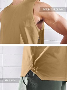 Débardeur Homme Tendance Écologique Sans Manches Coupe Musclée Moderne Gilet Décontracté Streetwear Été Anti-UV Respirant OEM ODM - Product Image 4
