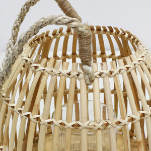 Cesta de Almacenamiento Ecológica de Jacinto de Agua Tejida a Mano con Lámpara de Seagrass para Decoración del Hogar Vietnam Artex Dong Thap - Product Image 3