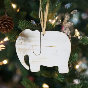 Elegant Natural Horn <b>Christmas</b> Tree Ornament Horn Holiday <b>Decoration</b> Tree Shape Hanging Decor for Tree - Product Image 3